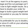 Postal scam